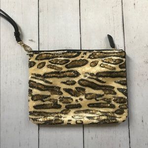 Leopard sequel wristlet